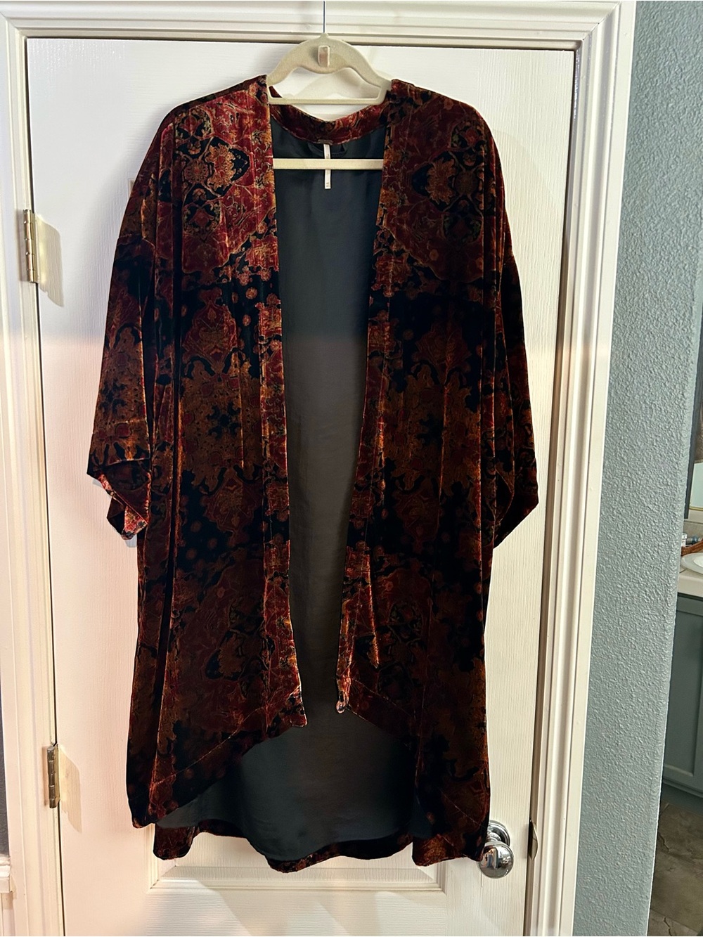 Free People Velvet Kimono/Duster